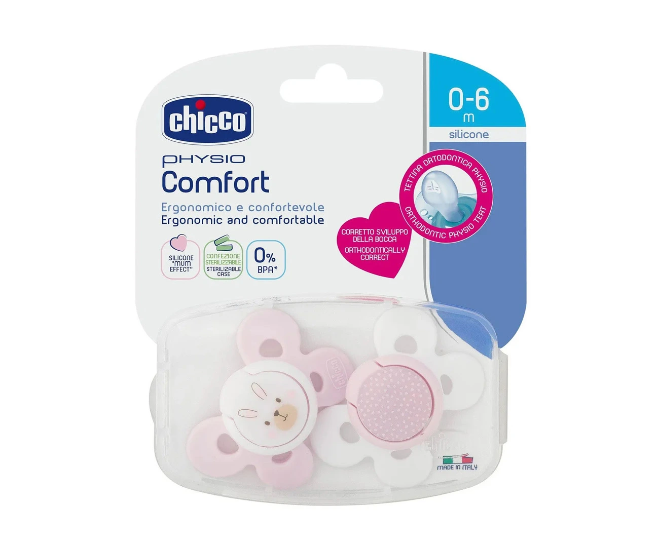 Chicco comfort silikon emzik 0-6 ay