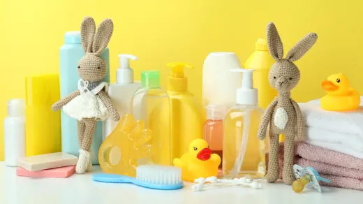 Baby skincare types