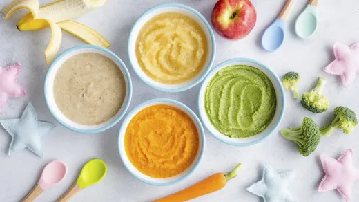 Bebekler için faydalı yiyecekler